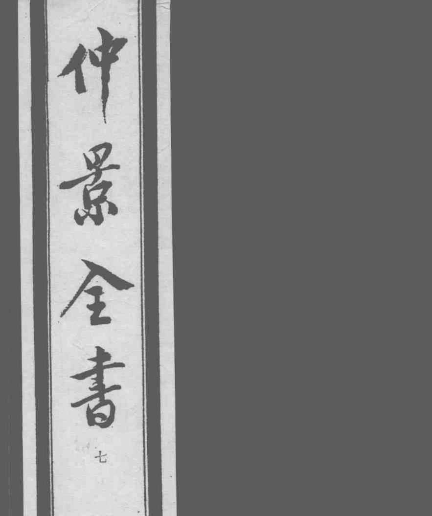 仲景全书  7